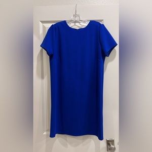 BLUE CREPE DRESS! SIZE 8! $30!